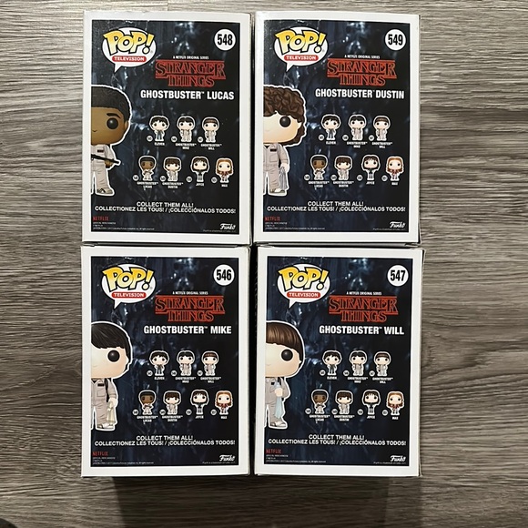 Funko Stranger Things Ghostbuster Pop Figures Set - Picture 3 of 5